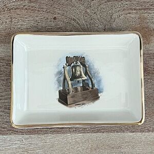 Delano Studios Vintage Liberty Bell Collectible Tray